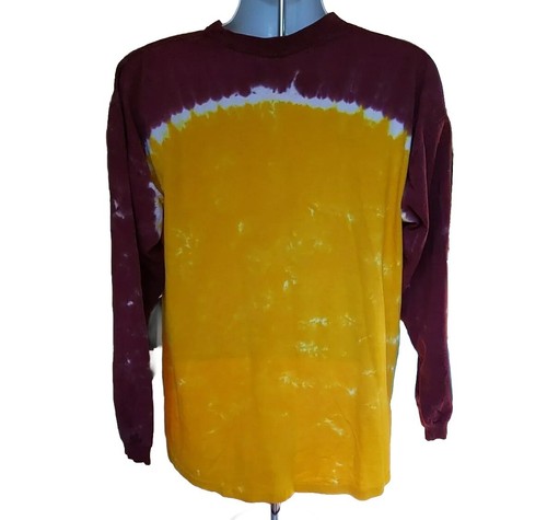Washington Redskins Mens Tshirt L XL Tie Dye Long Sleeve Logo READ NO TAGS NFL - Picture 2 of 7
