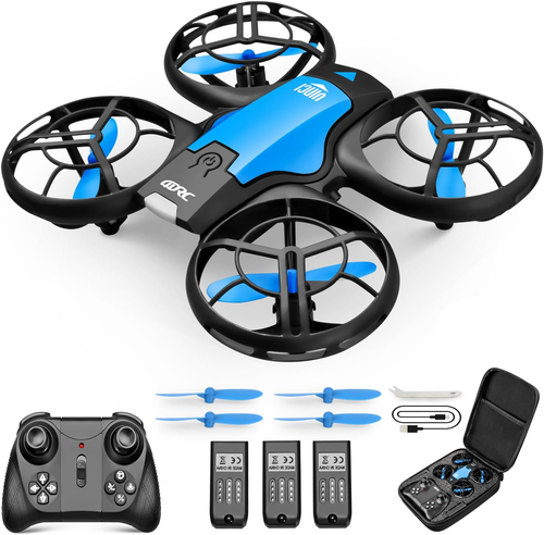 Mini Drohne für Kinder,RC Quadrocopter Mini Drone mit 3 Akkus,27 Min. Lange Flug