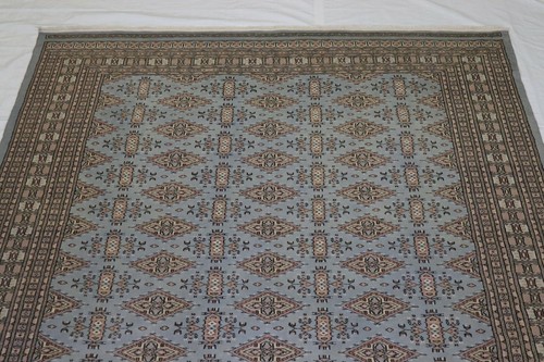 6'11" x 9'5" ft. Bokhara Rug, Pakistani Rug, Hand Knotted Wool Rug, Area Rug 7x9 - Picture 4 of 7