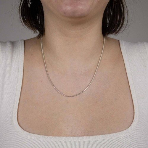 Massive edle Schlangenkette rund Silber Halskette  925 Sterlingsilber  - Bild 19 von 32