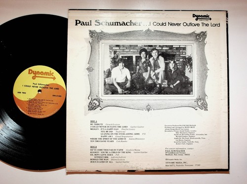 Paul Schumacher I Could never Outlove The Lord Gospel Vinyl LP Record VG+ - Picture 2 of 4