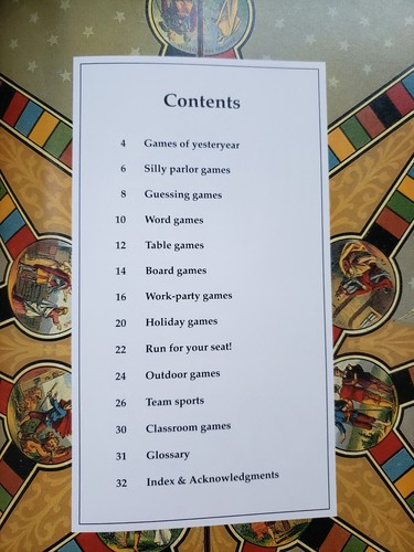 Games from Long Ago by B.Kalman Parlor Table Party 1800's 19th Century Outdoor - Imagen 5 de 10