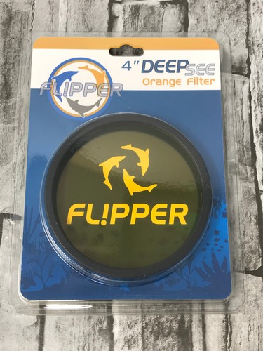Flipper DeepSee Orange Linsenfilter 4" für Süß- und Meeresaquarien - Bild 1 von 3