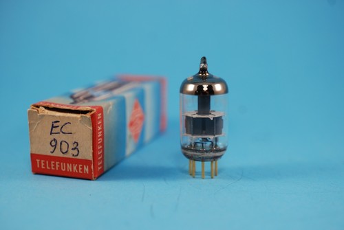 Pin dorado tubo triodo probado Telefunken EC903 NOS - Imagen 2 de 8
