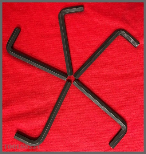 5/16" Short Arm Hex Key LOT OF 5  Eklind Chesco Allen 15120 - Picture 1 of 6