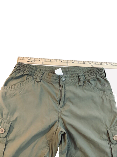 Pantalones cortos extraíbles cargo The North Face para mujer verde oliva talla 10 - Imagen 4 de 14