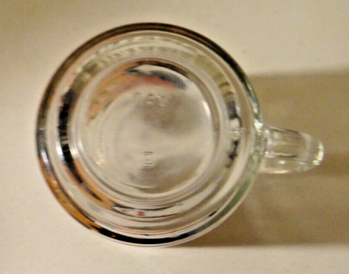 Vintage Disney Mickey Mouse & Minnie Mouse Glass Coffee Mug EX HTF! - Picture 3 of 5