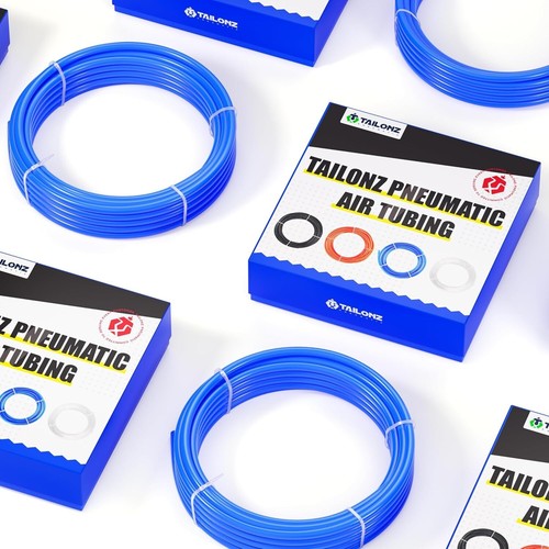 Durable 3/8'' OD Polyurethane Air Tubing, 32M Length, Flexible & Oil Resistant - Picture 10 of 10
