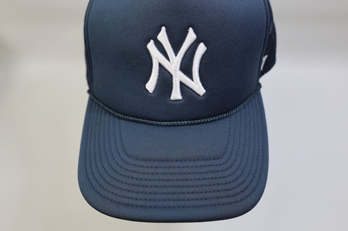 New York Yankees '47 Brand Foam Front - Mesh Back - Snapback Cap Hat - Blue - Picture 3 of 18