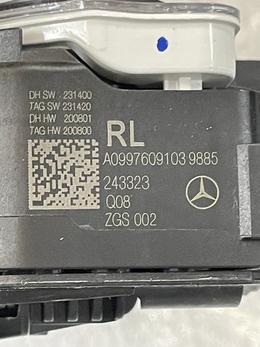 MERCEDES-BENZ S / EQS TÜRAUßENGRIFF HINTEN LINKS A0997609103 9885 WEISS ORIG NEU - Picture 11 of 14