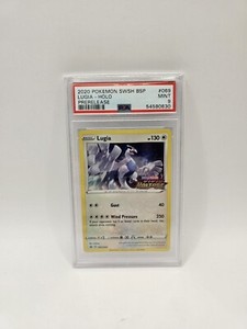 Pokemon Card Lugia SWSH069 Black Star Promos PSA 9 Prerelease Stamped Mint ENG