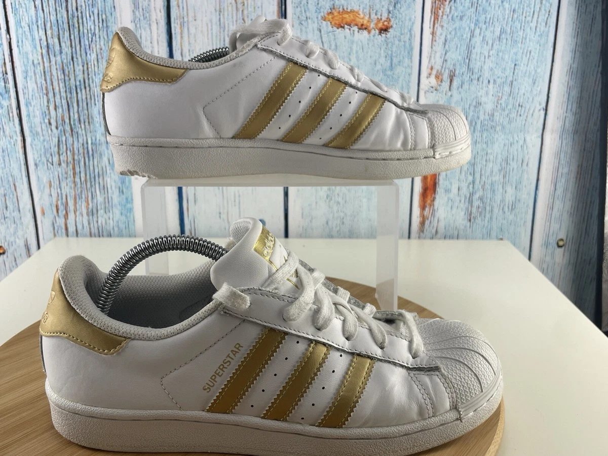 Adidas superstar metallic gold clearance ebay