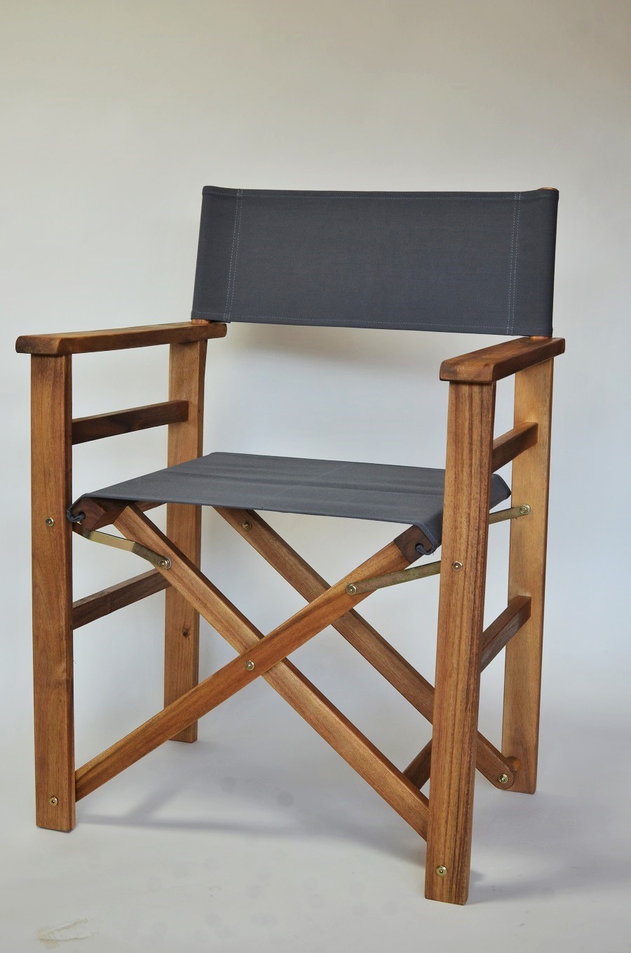 Outdoor Regiestuhl Grau, wetterfester Bezug aus TEXSILK, Stuhl, klappbar,leicht Outdoor Regiestuhl Grau, wetterfester Bezug aus TEXSILK, Stuhl, klappbar,leicht