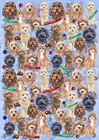Cockapoo Dog Christmas Gift Wrapping Paper - by Starprint