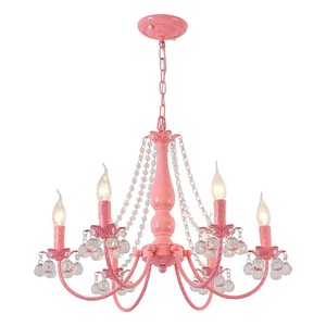 6 Heads Chandelier Led Lighting Girl S Room Light Bedroom Ceiling