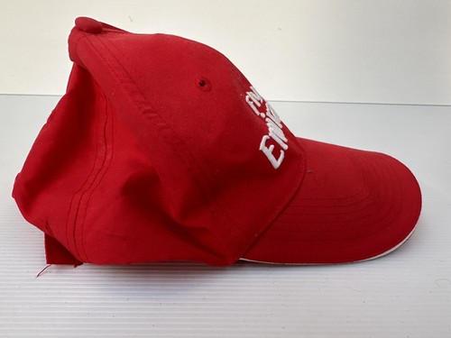 Fly Emirates Cap Red White Embroidered Mens Adjustable Strap back Free Postage - Picture 4 of 6