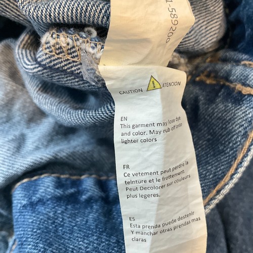 Refuge Denim Jacket Women Size S Blue Sherpa Lined Collar And Cuffs Button Front - Picture 11 of 16