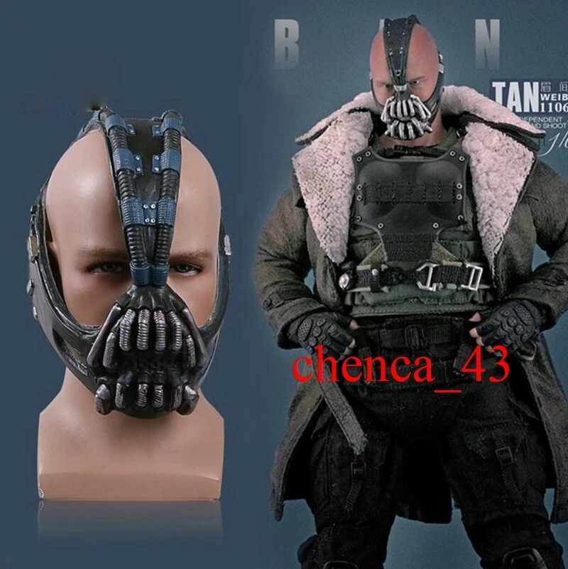 New Batman Bane Mask Face Cosplay PVC Soft Helmet Cosplay Replica Halloween Prop - Image 2 of 4
