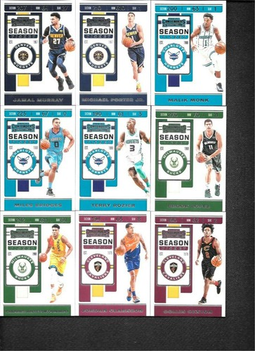 2019 Panini NBA Contenders Trading Card Set, Mint Condition No Doubles, 74 Karten - Bild 5 von 9