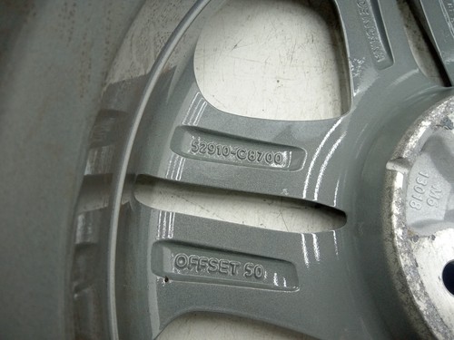 1 pieza LLANTA DE ALUMINIO 16 PULGADAS Original Hyundai i20 6jx16 ET50 52910-C8700 - Imagen 11 de 13