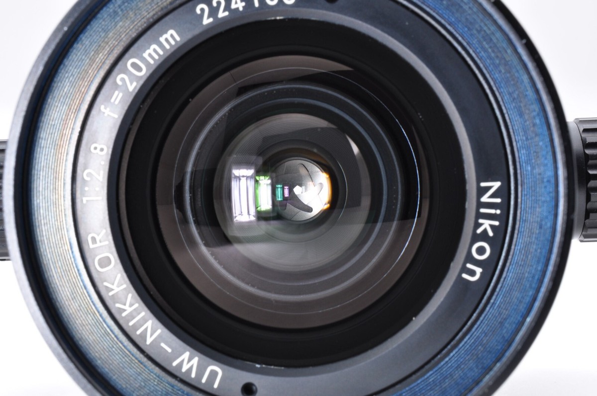 Near MINT] Nikon UW Nikkor 20mm F2.8 Lens w/Caps for Nikonos