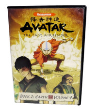 Avatar The Last Airbender Book 2: Earth Volume 4 - Nickelodeon ~Good Working DVD