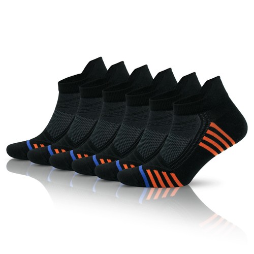 GoWith Herren Bambus bunte Laufen Golf Knöchelsocken | 6 Paar UK-Größe 9-11 - Bild 3 von 10