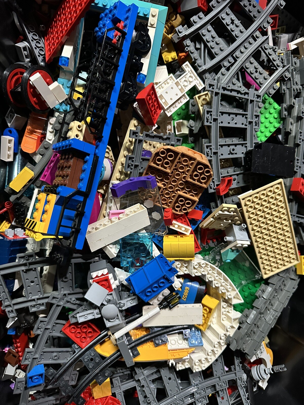 LEGO 20 lbs Pounds Random Parts Pieces Building Plates Blocks Washed Bulk Lot.