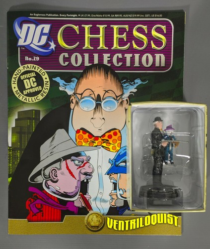 Eaglemoss DC Chess Collection | #29 Ventriloquist: Black Pawn | Boxed - Picture 1 of 4