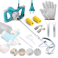 2600W Electric Concrete Mixer Portable Handheld Concrete Cement Mixer 6 C9K6