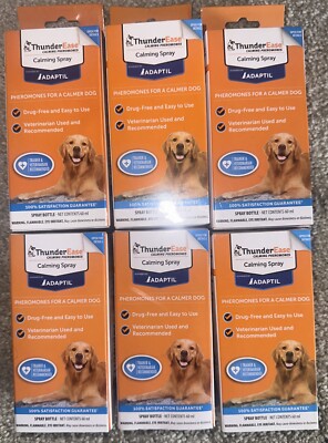 ThunderEase Adaptil calming spray for dogs canine 60mL LOT OF 6 Exp 27 And 28