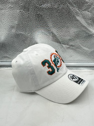 Miami Dolphins NFL '47 Throwback 305 White Clean Up Adjustable Strapback Hat - Picture 4 of 5