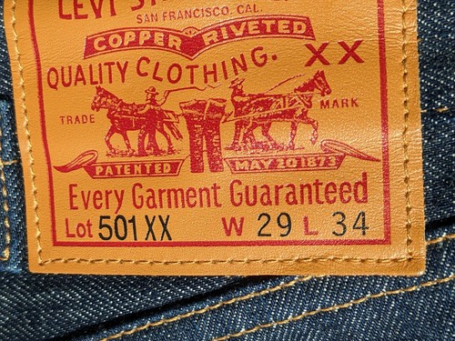 LEVI LVC 501 XX VINTAGE 1937 BIG E 