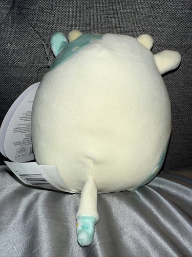 Squishmallow 5" Belana Cow Soft Ivory Teal Flower 🌼 Easter Plush BNWT - Picture 3 of 3