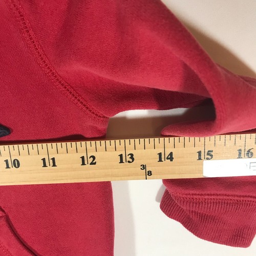 OshKosh B'Gosh Baby's Red 3T Long Sleeve Full Zip Hoodie - Picture 5 of 10