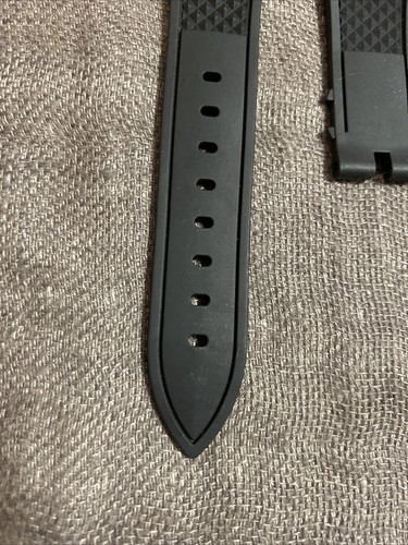 BREGUET MARINE 22MM BLACK RUBBER WATCH STRAP / BAND - Picture 4 of 17