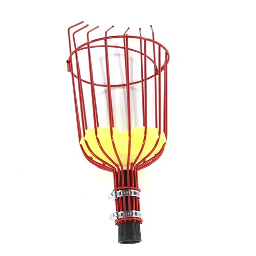 Fruit Picker Pole With Basket, Telescoping Fruit Picker Tool With Long Handle 3M - Picture 5 of 7