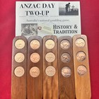 1935 Hardwood Two-Up Game Set Birthday Gift Present Australian Pennies ANZAC 2UP