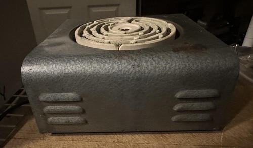 Ajax tragbarer Elektroherd Keramikherd Vintage, ungetestet, silberfarben - Bild 2 von 5