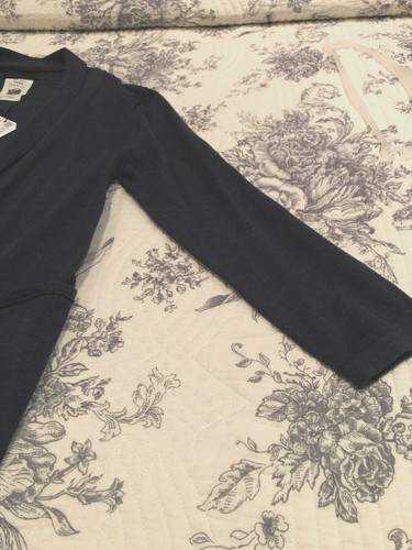 ZARA Boys, 9-10, Navy,Open Sweater with two pockets.Cotton/Nylon. NEW with Tags - Picture 8 of 12