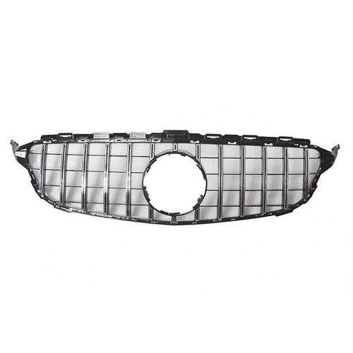 Front Grille For Mercedes Benz 2015-2018 W205 C-Class C250 C300 C350 Grill - Picture 3 of 10