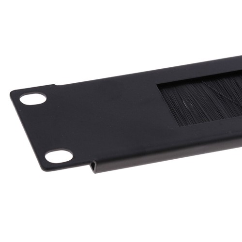 Brush Panel 19" 1U Server Cable Management Rack Mount Bar Slot - Picture 4 of 9