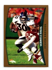 1998 Topps Chrome #61 Terrell Davis Denver Broncos