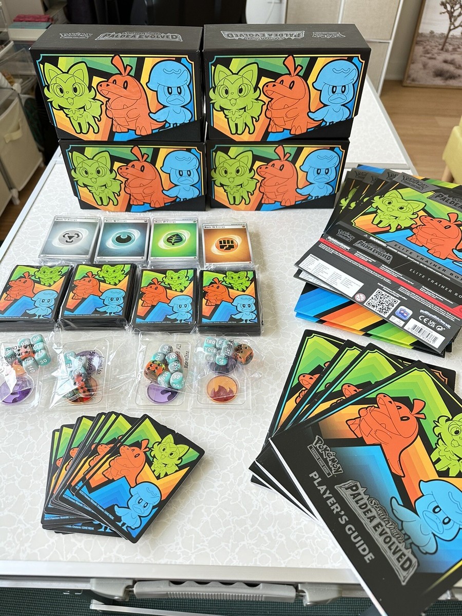 Opened Pokémon TCG Scarlet & Violet - Paldea Evolved Elite Trainer