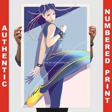 Craig Drake CHUN LI Street Fighter Poster Mondo Print Patrick Nagel Limited Art