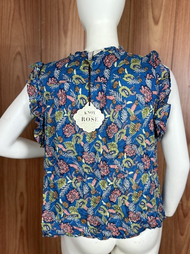 Top donna Knox Rose maniche a strappo taglie forti XXL nuovo - Foto 4 di 4