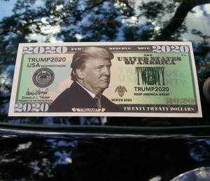 TRUMP-2020-Bumper-Sticker-20-Dollar-Bill-Vinyl-Window-Decal-MAGA-HIGH-QUALITY
