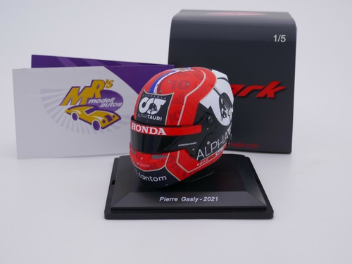 Spark 5HF056 # Fahrerhelm Formel 1 Alpha Tauri " Pierre Gasly " 2021 1:5 NEUHEIT - Imagen 1 de 3