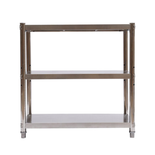 Küchen Arbeitstisch Edelstahl Gastro Küchenregal Schwerlastregal 80x80x40cm - Bild 9 von 19