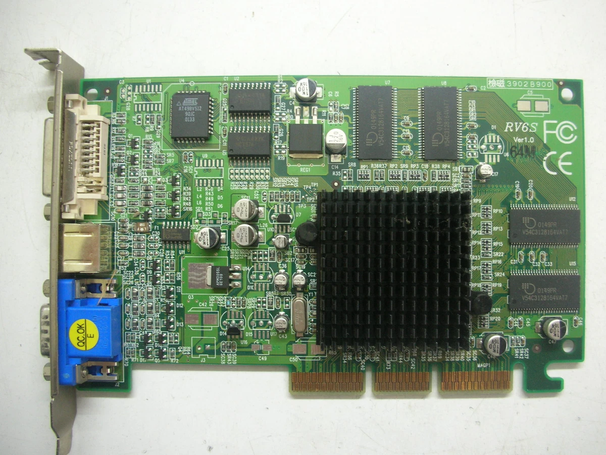 POWERCOLOR ATI RADEON 9200SE 9200 R92LE-C3S 128MB AGP Tarjeta de Video EUR 19,95 - FR